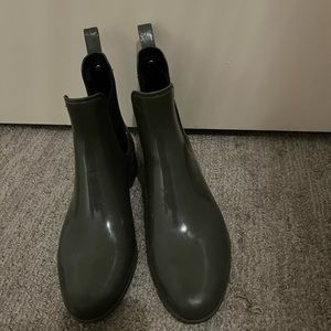 Olive Green Sam Edelman Rain Booties